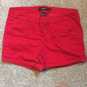 Cute torrid red shorts
